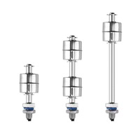 DWEL LSK200 Edelstahl Schwimmer-Niveauschalter Kugel-Wasserstandsregler Schwimmschalter Füllstandsensor für Tanks und Behälter