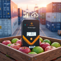 Enregistreur de température et d'humidité 4G rechargeable S360 pour fruits et légumes frais, expédition internationale, surveillance de la chaîne du froid