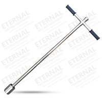 Équipement de test Échantillonneur pour sol, grain, ciment, poudre Échantillonneur de sol de type T en acier inoxydable Sonde d'échantillonnage de sol de haute qualité