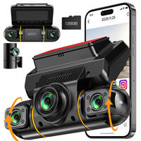 Caméra embarquée 4K 4 canaux 4CH avec WiFi GPS et 4 objectifs, enregistreur de conduite quad-lentilles, moniteur de stationnement 24H, vision nocturne, prix usine, OEM