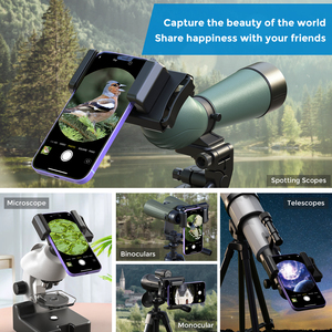 Adaptateur téléphonique APL-F002X amélioré pour télescope/microscope/jumelles/monoculaire - Product Image 6