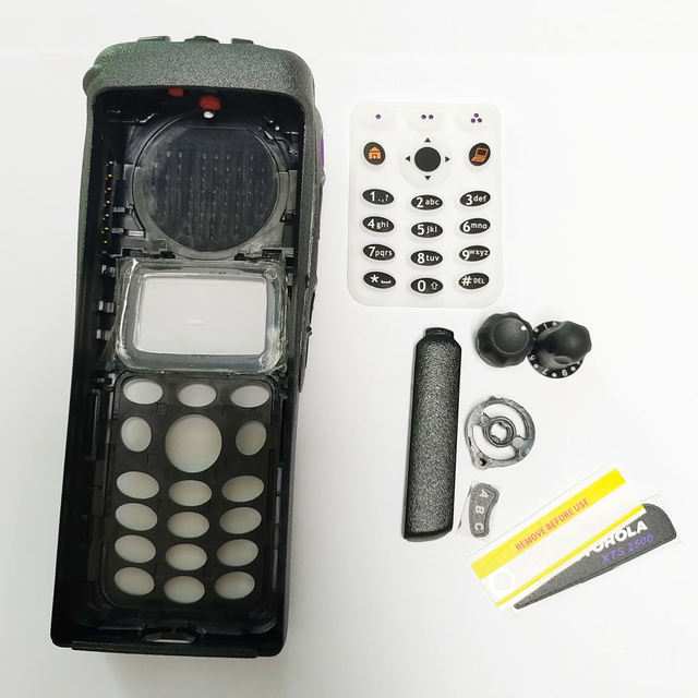 Replacement Radio Housing Case Kit Front Back Cover Shell for Motorola XTS2500I XTS2500 Two Way Radio Walkie Talkie Repair Parts