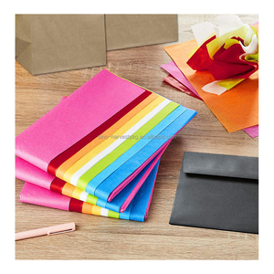 Bán buôn giấy màu mỏng 17gsm hỗ trợ logo và kích cỡ tùy chỉnh phù hợp để làm thủ công và gói quà - Product Image 4