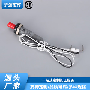 Aiguille d'allumage en céramique à bouton-poussoir pour cuisinière à gaz, allumage électrique universel avec pointe droite et courbée - Product Image 3