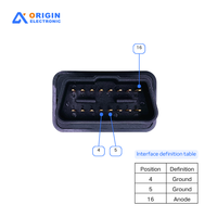 Mini traceur GPS OBD pour voiture, dispositif de suivi GPS OBD2 Plug and Play avec suivi en temps réel, application et localisation en direct