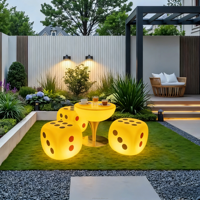 Tables de bar LED pour événements, boîtes de nuit, banquets, jardins, bar portable, table à cocktails lumineuse 16 couleurs