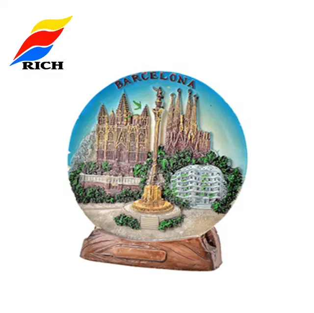 Barcelona stone resin decorative hanging wall plaque