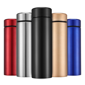 Thermos Classico per Coppie e Studenti, Portatile, Elegante, Regalo Aziendale, in Acciaio Inox con Coperchio Effetto Legno, Mantiene la Temperatura 12-24 Ore - Product Image 2