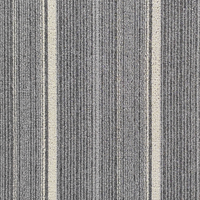 Dalles de moquette carrées en polypropylène (PP) à boucles, modernes et rayées, pour la vente en gros, usage commercial, bureaux, maisons, chambres et couloirs