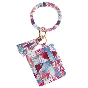 Vendita calda della fabbrica di cuoio portachiavi braccialetto del portafoglio bracciale da donna - Product Image 5