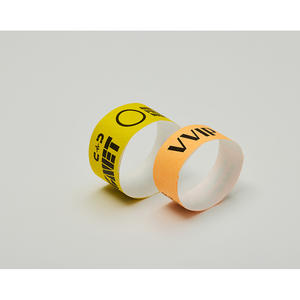 Bracelets TYVEK anti-effraction adhésifs, couleur unie, 19 mm (3/4 po), pour contrôle d'accès - Product Image 6