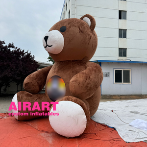 Énorme mignon ours gonflable dessin animé gonflable modèle Animal publicité décoration extérieure accepter ajouter Logo et <span class=keywords><strong>lettres</strong></span> - Product Image 5