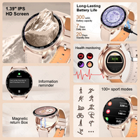 Jam Tangan Pintar LIGE BWT97 dengan Earbud untuk Pria Wanita, Pemutar Musik, Smartwatch IOS Android 2-in-1 Headset Tahan Air, Earphone Fitness