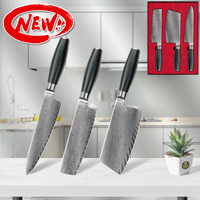 10% de réduction sur logo personnalisé 67 couches Vg10 ensembles de couteaux japonais ensemble de couteaux de cuisine damas avec boîte-cadeau magnétique