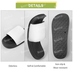 BSR stampate personalizzate slide estive sandali da <span class=keywords><strong>uomo</strong></span> <span class=keywords><strong>ciabatte</strong></span> infradito da <span class=keywords><strong>uomo</strong></span> EVA/PU morbida <span class=keywords><strong>gomma</strong></span> scivoli da piscina all'aperto pantofola - Product Image 4