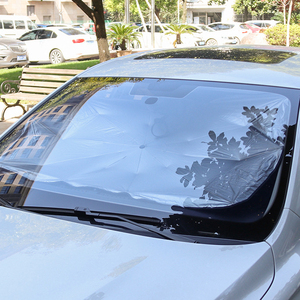<span class=keywords><strong>Protector</strong></span> de Parabrisas Delantero para Auto, Plegable, con Bloqueo UV, Revestimiento de Titanio Plateado 190T, Reduce la Temperatura, con Logotipo Personalizado - Product Image 2