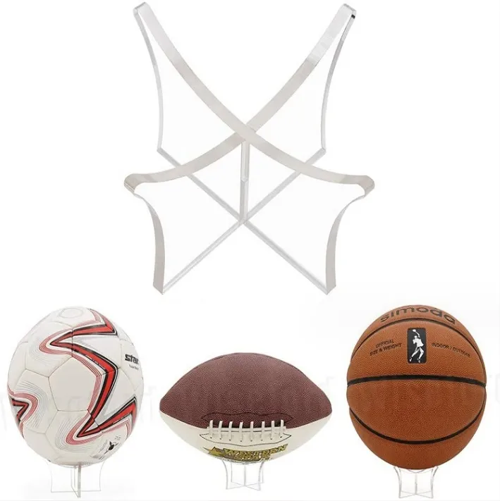 Support Football Volleyball Display Stand Base Football Trophy Autograph Display Storage Rack