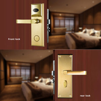 Sistema de Cerradura de Puerta Inteligente sin Contacto con Lector de Tarjetas RFID Económico, Cerradura de Manija con Control de Acceso sin Llave para Hotel T57