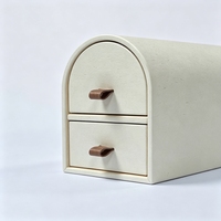 Boîte à tiroirs arquée à double couche faite à la main, en carton recyclé, en papier spécial, boîte cadeau de qualité supérieure pour chocolat