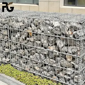 Gabion 정원 훈장을 위한 직류 전기를 통한 용접된 돌 Gabion 감금소 Gabion 상자