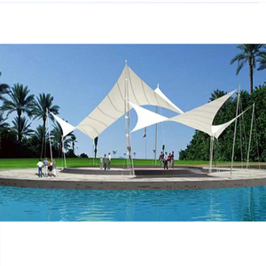 Estructura de Membrana Tensada para Exteriores de Diseño Moderno Personalizado, Tela en Forma de Vela para Paisajismo de Parques, Membrana Arquitectónica de PVDF y PTFE - Product Image 4