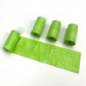 Factory Wholesale Eco-friendly Custom Logo OEM Pet Poop Bag Dispenser Biodegradable Dog Waste Poop Bags Thickened <b>Rolls</b> - Product Image 2