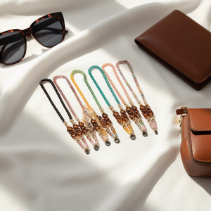 Chaîne de verrouillage en plastique trois en un de 70 cm pour étuis et sacs à lunettes - Product Image 3