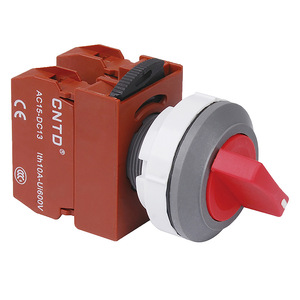 Interrupteur rotatif CNTD Changde C3SNS-F2/F3 autobloquant à plaque courte, bouton à deux positions, trois positions, 30 équipements électriques - Product Image 4