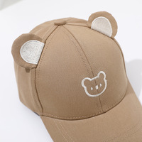 Casquette de baseball et casquette trucker ajustée en sergé 6 panneaux, super mignonne, style sportif, brodée, pour bébés, enfants, garçons et filles, printemps-été