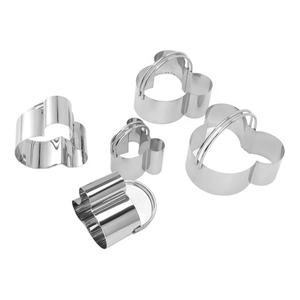 5 emporte-pièces en acier inoxydable en forme de Mickey Mouse, écologiques, compatibles lave-vaisselle et four, motif nid, poignée facile à ranger - Product Image 6