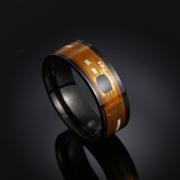 Bague connectée NFC intelligente, bague RFID tendance pour téléphones iOS et Android, 13,56 MHz, pour carte de visite et carte de membre