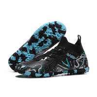 Chaussures de football TF Turf, chaussures de football professionnelles en tissu PU, chaussures d'entraînement antidérapantes pour adultes et adolescents, vente en gros OEM