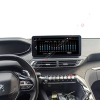 Autoradio Android 4G LTE 12,3" pour Peugeot 3008 4008 5008 2017-2020, Stéréo Multimédia Auto sans Fil avec Navigation GPS
