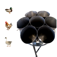 Cône de saignée pour abattage de volailles de marque MD, équipement d'abattoir, garantie 1 an, dimensions personnalisables, certifié et testé