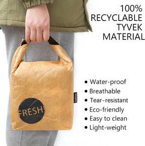 <span class=keywords><strong>2023</strong></span> vente chaude personnalisé Tyvek sac à provisions pliable avec boucle serrure étanche thermique sac à déjeuner divers Capacities-15L 20L 30L - Product Image 6