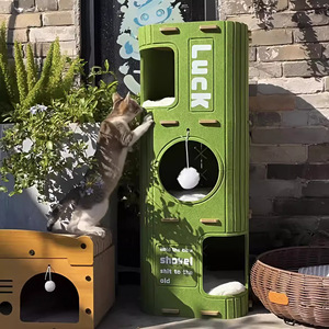 <span class=keywords><strong>คอนโด</strong></span>แมวรูปทรงเห็ดหลายชั้น ดีไซน์หรูหราทันสมัย ป้องกันรอยขีดข่วน ใช้ได้ทุกฤดู ผลิตจากวัสดุแข็งแรง เหมาะสำหรับบ้านที่มีแมวหลายตัว - Product Image 1