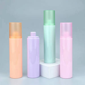 Botella de spray con purpurina para el cuerpo cosmético plástico 100mL 120ml 150ml Perfume botella de spray de niebla fina botellas de spray con tapa en forma de rosa - Product Image 3