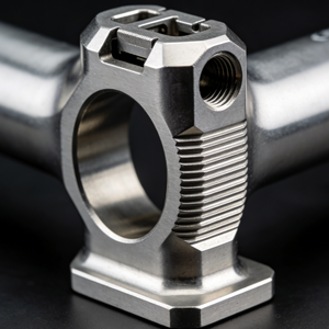 Piezas de Aluminio Anodizado Personalizadas de Fábrica, Piezas Mecanizadas por CNC, Manillar de Montaje Directo de Aluminio para Bicicleta Eléctrica - Product Image 3