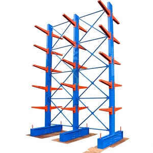 Industrial Cantilever Rack Heavy Duty Steel Arm Storage <b>Racking</b> <b>System</b> for Pipe Tube Lumber Storage Factory Price - Product Image 1