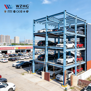 Structure de stationnement préfabriquée économique en acier pour centres commerciaux, rentabilité rapide, composants standardisés - Product Image 1