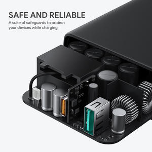 AUKEY PA-D3 USB tipo C caricatore <span class=keywords><strong>rapido</strong></span> 60W QC PD 3.0 doppia porta adattatore di alimentazione per <span class=keywords><strong>IPhone</strong></span> 14 13 Xiaomi caricatore <span class=keywords><strong>rapido</strong></span> da parete EU Plug - Product Image 4