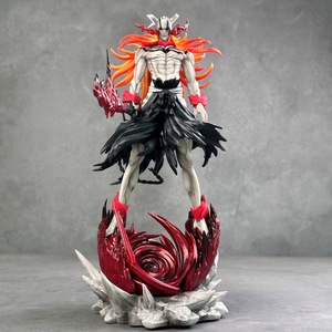 Figurine d'action Ichigo rieur en collaboration avec Death God Rampage Ox Head, jouet décoratif en PVC GK Xiao Wu Sifa à deux étapes Black Wing - Product Image 2