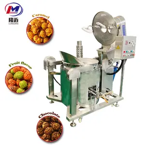 Grote Capaciteit Commerciële Gas Pop Corn Productie Machines Voor Industrie Popcorn Productie Machines Lijn Leverancier