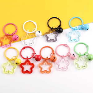 Porte-clés Étoile Colorée DIY, Accessoires de Bijoux pour Enfants, Fournitures d'Artisanat 8 à 13 Ans, Unisexe, Plaqué Métal, Automne 2025, Yiwu - Product Image 3