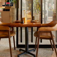 Ensemble de meubles de restaurant rétro table et chaise pour hôtel café dubaï allemagne japon utilisation