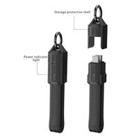 Cable de Datos USB4 de 240W Tipo C a Tipo C, 40Gbps, Carga Rápida, Cable FPC Corto con Llavero para Laptop y Teléfono