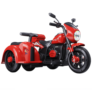 Moto électrique pour enfants à deux places, voiture électrique, moto à trois roues, moto pour bébé, moto cool pour enfants - Product Image 1