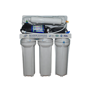 Sistema de Filtro de Agua por Ósmosis Inversa Comercial de 5 Etapas y 75 GPD con Tanque de Presión y Bomba, 220V, 1 Año de Garantía - Product Image 1