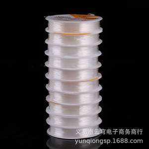 Fil élastique transparent en cristal, 10 rouleaux, pour la fabrication de bijoux - Product Image 1