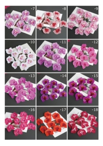<strong>Film</strong> Processed Moth Orchid Flower Head 8cm Single Bloom Plastic Material for Wedding Hotel Home Photography Decoration - Product Image 6
